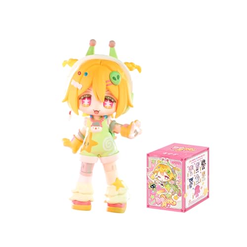 CALEMBOU Anime Blind Box Figure, Cute Pets Another Dimension Series Blind Box Chibi Figure for Desktop Ornament, Collectable PVC Toys for Birthday Gifts