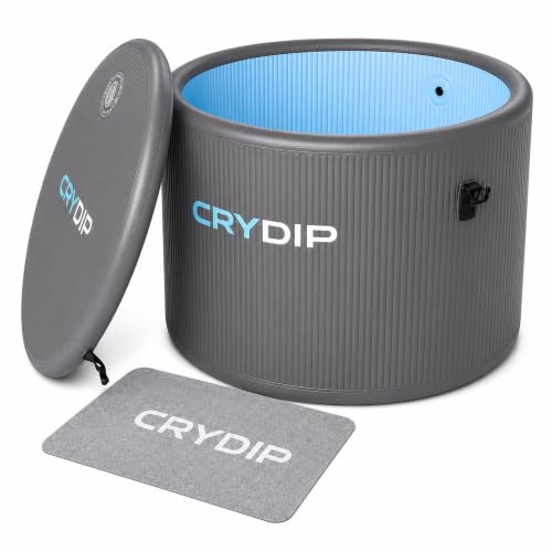 CRYDIP XL Portable Inflatable Bathtub for Adults, Cold Plunge Ice Bath Tub