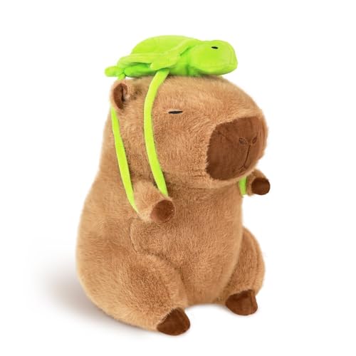 Capibara Plush with Turtle Backpack Capibara Plushies for Kids 11.8 Inch