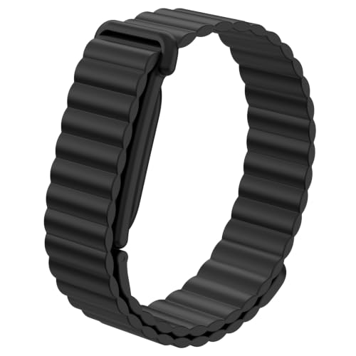 FINTIE Magnetic Silicone Sport Band Compatible with Google Fitbit Air