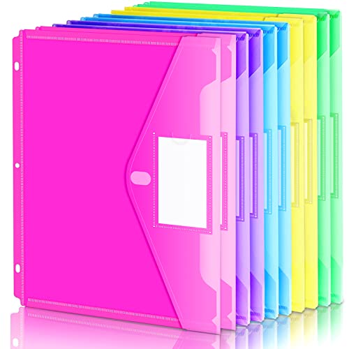 Forvencer Binder Pocket, 10 Pack Super Heavyweight Plastic Binder Folders