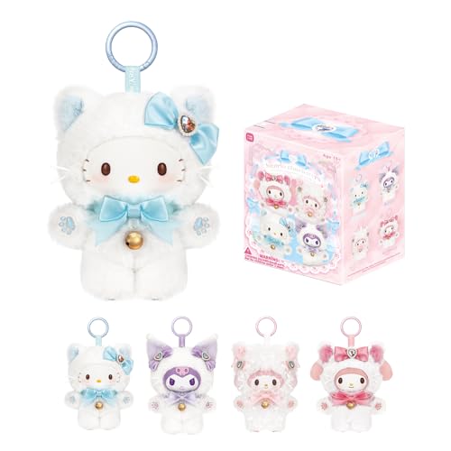 MINI LIKE Hello Kitty Blind Box - Kuromi My Melody Sweet Piano Shining Meow Series Cute Vinyl Collectible Mystery for Bag Charms Home Office Decor Birthday Couple Gifts,1Pcs Random