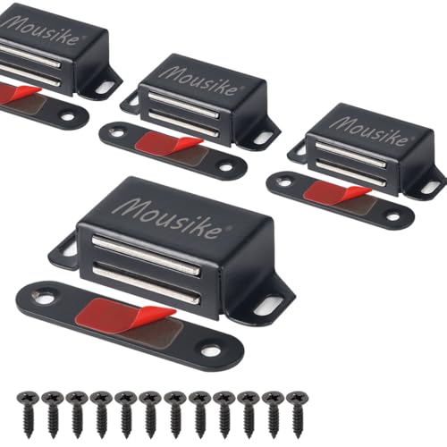 Mousike Cabinet Magnets 30lb Strong Catch for Kitchen Cupboard Door 4Pack