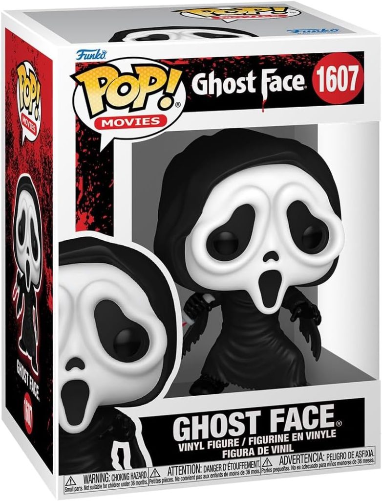 POP Funko Movies: Ghostface | Merchandising Oficial de Terror - Figura de Vinilo Coleccionable para Decoración - Regalo Friki de Cumpleaños