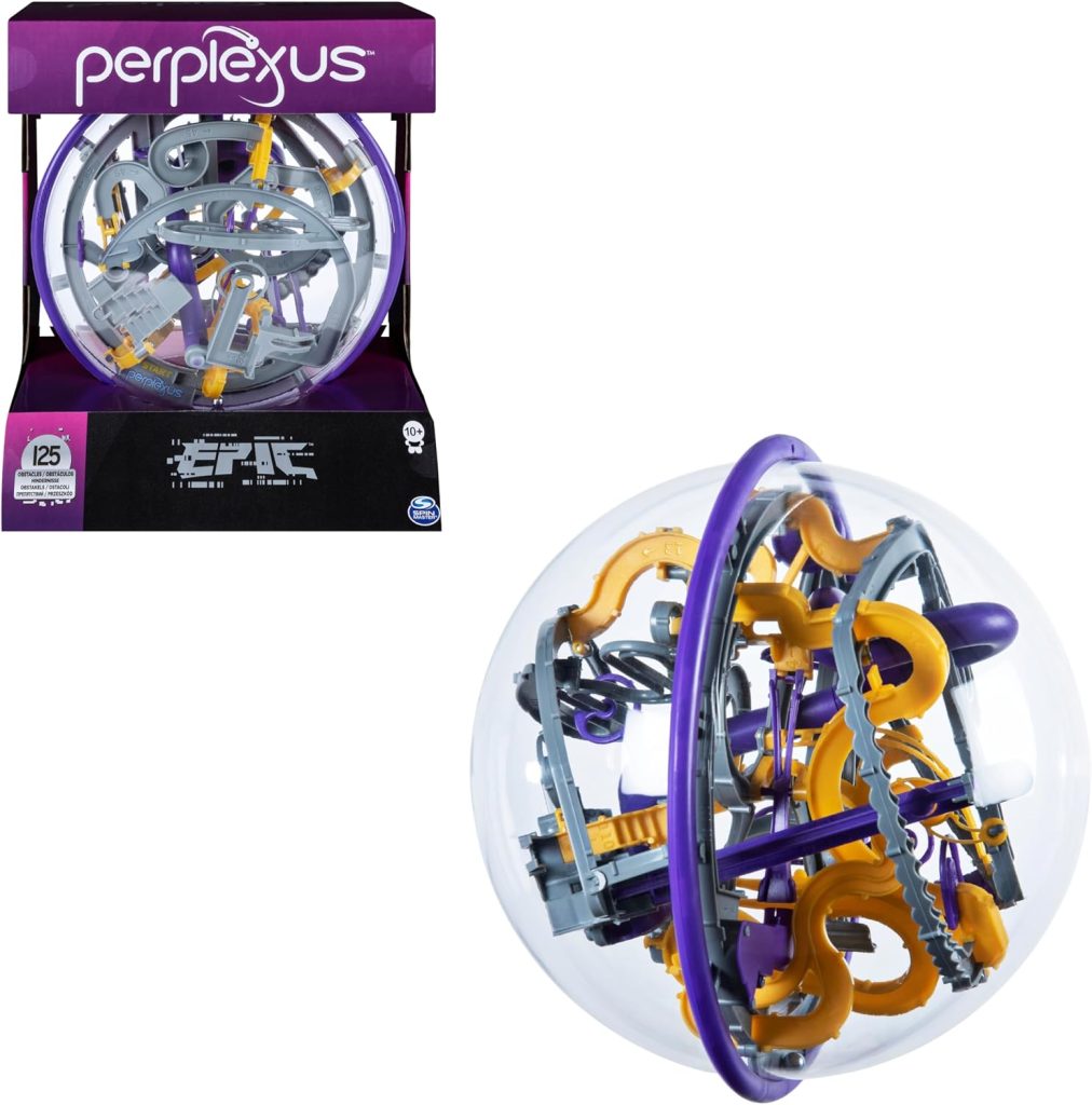 Perplexus Epic Bola Laberinto 3D con 125 Obstáculos Rompecabezas +8 Años | Bola Laberinto 3D Perplexus Epic con 125 obstáculos. Rompecabezas de habilidad para niños y adultos desde 8 años.