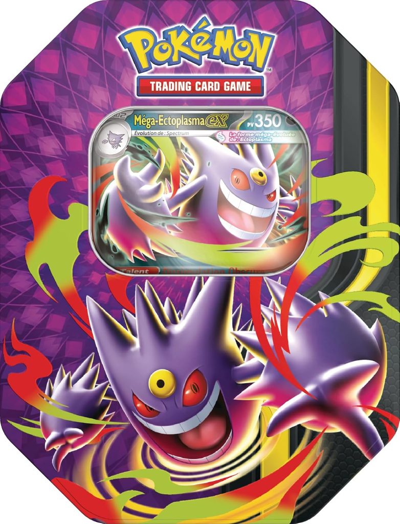Pokémon : Boîte Méga Clair de Lune – Méga-Ectoplasma-ex (4 boosters et 1 Carte Promo Brillante)