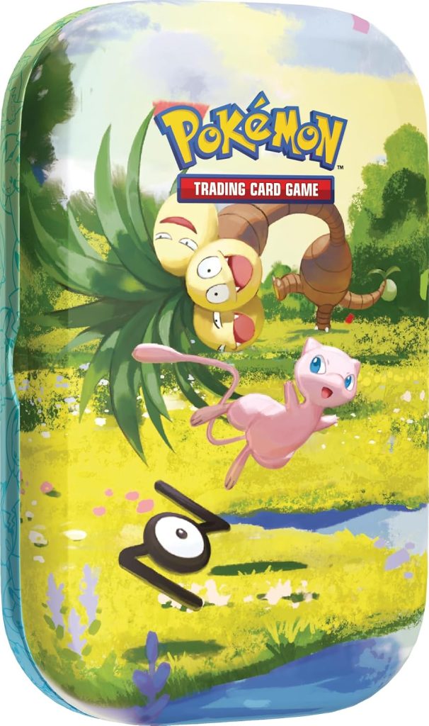 Pokémon : Mini-boîte 30ᵉ Anniversaire – Mew du JCC Pokémon (1 Autocollant, 1 Carte Artistique et 2 boosters)
