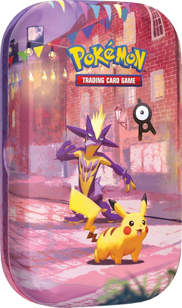 Pokémon: miniscatola da collezione Pikachu dell’espansione 30° Anniversario del GCC Pokémon (1 foglio di adesivi, 1 carta con l’illustrazione della miniscatola e 2 buste di espansione), Ed. Italiano