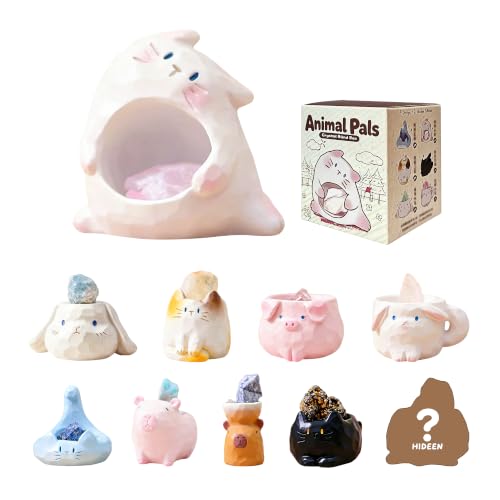 Popobox Animal Pals Crystal Series Blind Box, Random Design Action Figures