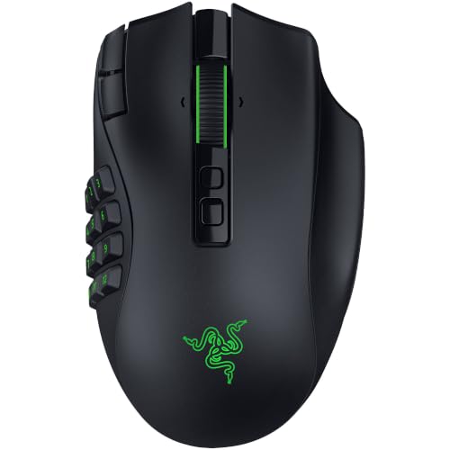 Razer Naga V3 Pro Wireless MMO Gaming Mouse with Swappable Side Plates