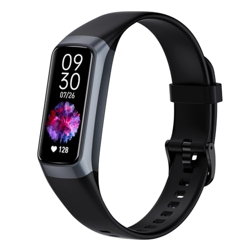 TROTY 1 Pack Sport Bands Compatible with C60 Fitness Tracker,Silicone Waterproof Strap with Installation Tools（Not include Fitness Tracker） (Black)