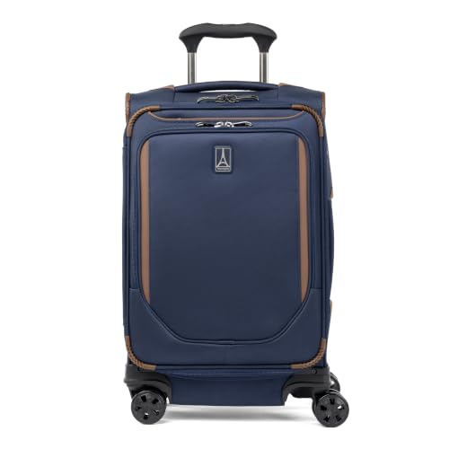 Travelpro Crew Classic Softside Carry-On Luggage, Blue, 21-Inch