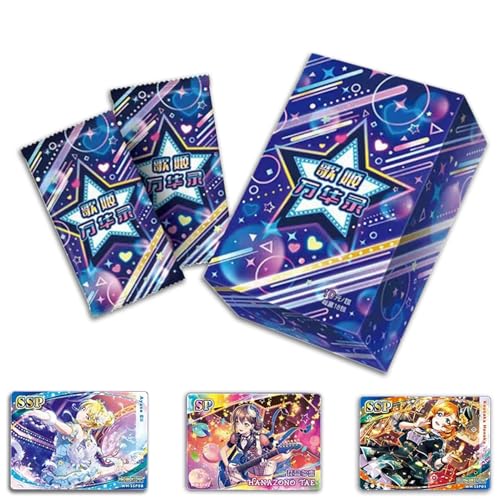 kebroli GEJI Collection Trading Waifu Cards,Anime 18 Booster Packs 90 pcs Total,TCG Booster Box (GEJI10)