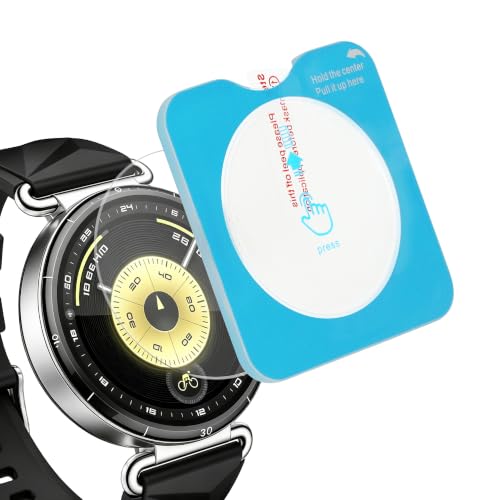 kwmobile Screen Protectors Compatible with Huawei Watch GT7 41mm Screen Protector (Set of 2) - Glass - Transparent